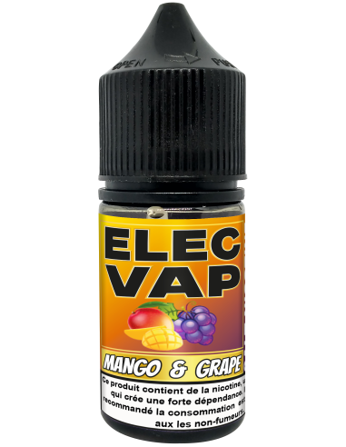 E-Liquid Mango & Grape - 30ml -...