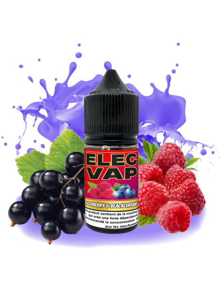 E-Liquid Raspberry & Blackcurrant - 30ml - 50VG/50PG - Avec Nicotine