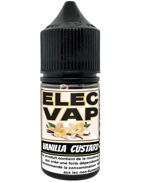 E-Liquid Vanilla Custard - 30ml - 50VG/50PG - Avec Nicotine