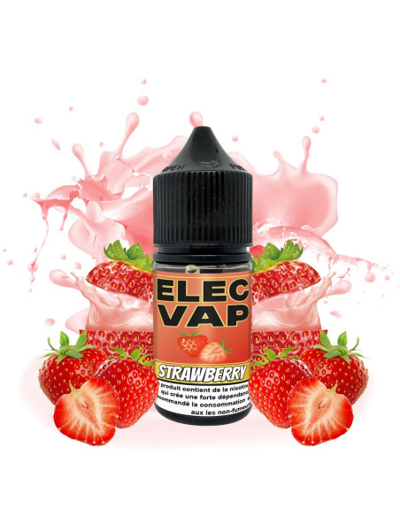 E-Liquid Strawberry - 30ml - 50VG/50PG - Avec Nicotine