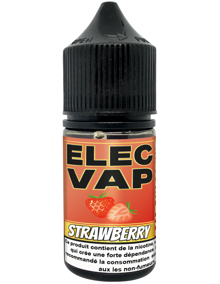 E-Liquid Strawberry - 30ml - 50VG/50PG - Avec Nicotine