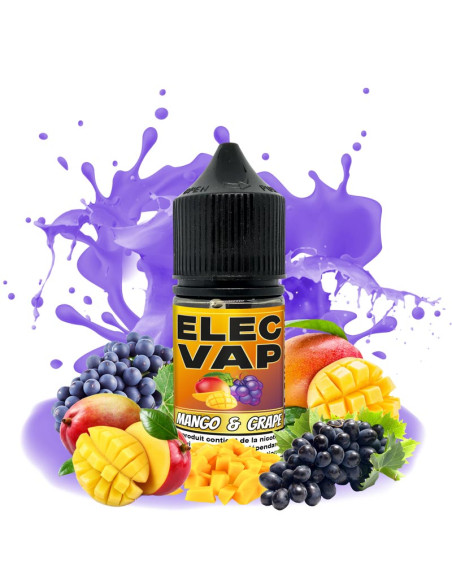 E-Liquid Mango & Grape - 30ml - 50VG/50PG - Salt Nicotine