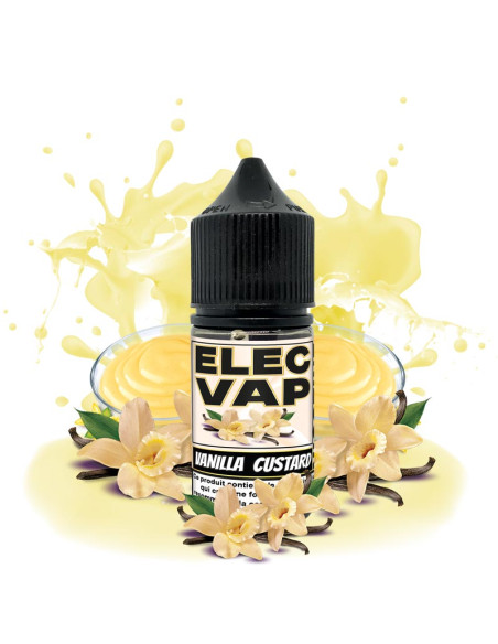 E-Liquid Vanilla Custard - 30ml - 50VG/50PG - Salt Nicotine